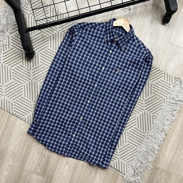 Men Gant Shirt Navy Cotton 38 / M / 46 #7WMS