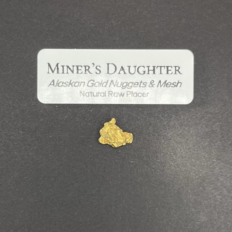 ALASKA GOLD NUGGETS - 0.89 grams - Natural Placer Raw Gold Hi Purity
