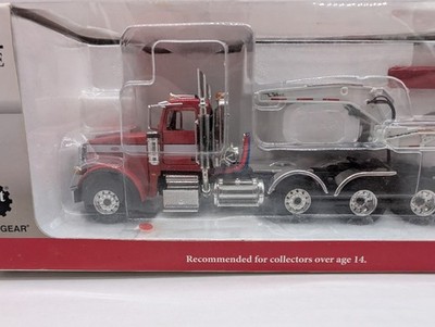 First Gear 1:50 Peterbilt 367 Day Cab & Tri-Axle Lowboy Trailer