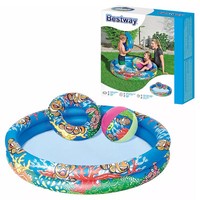 Bestway Planschbecken Wasserspielzeug Nemo Kinderpool + Schwimmring Wasserball