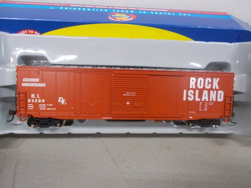 ATHEARN # 91234 ~ ROCK ISLAND 50' COMBINACIÓN PUERTA CAJA COCHE # 63289 ~ ESCALA HO | Zustand: New