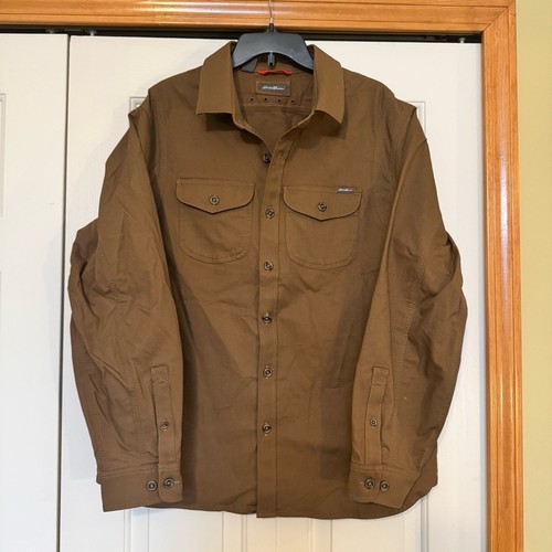 Eddie Bauer Capacitor Flex Canvas Work Shirt