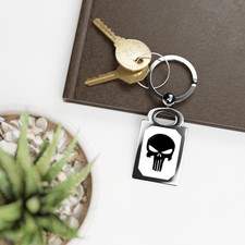 Llavero Punisher Skul Logo l Foto - Regalo Personalizado, Llavero