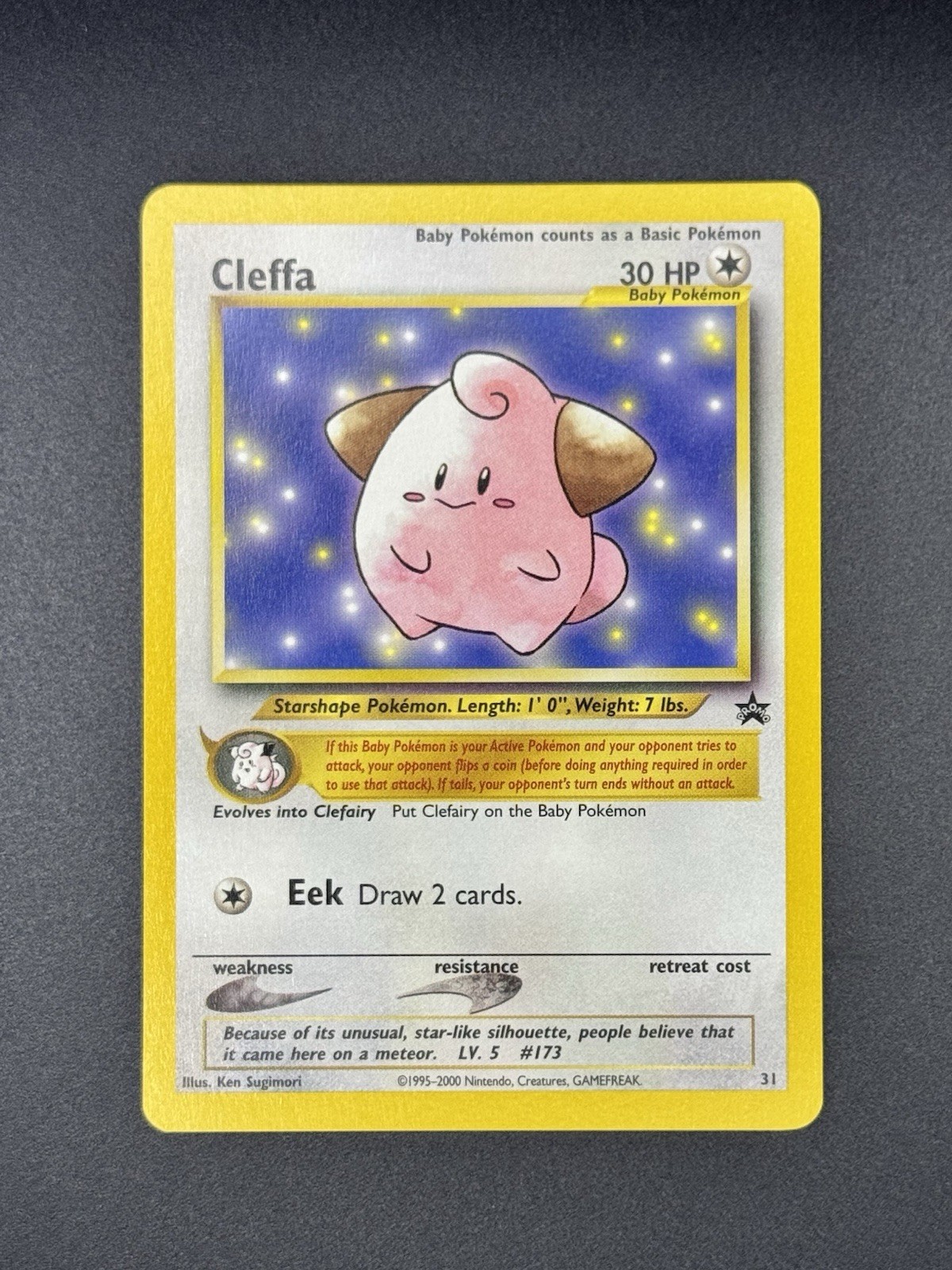 Cleffa 31/53 Wotc Promo Regular