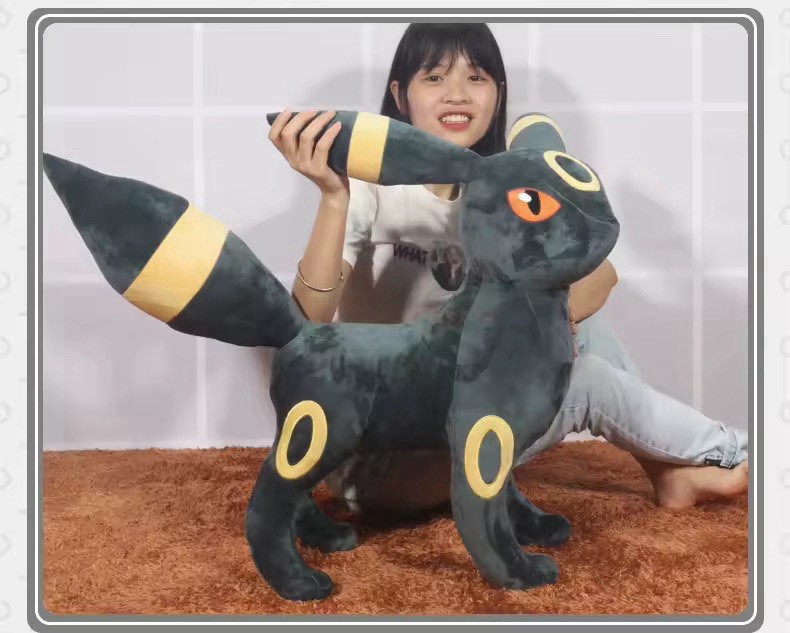 Peluche Géante Pokémon Umbreon Noctali Enfant Cadeau Collection Surprise 60cm