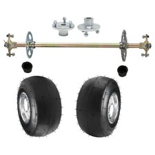2pcs 11x7.10-5 Rear wheels 29'' Rear Live Axle for Go Kart Racing Golf Cart