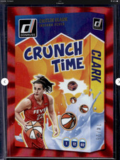 2025 donruss wnba caitlin clark crunch time /25 color match rare