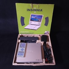 Insignia ISPD040922 Silver Portable Rechargeable 7" LCD Screen DVD Player - READ
