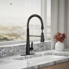 Kohler Vind Semi-Professional Pull Down Kitchen Sink Faucet Matte Black