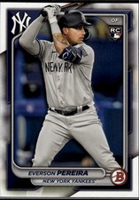 Everson Pereira 2024 Bowman New York Yankees Rookie #93