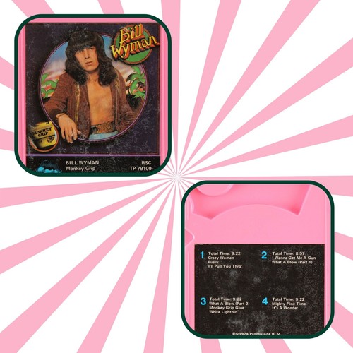 1974 Release - Bill Wyman - Monkey Grip - 8 Track Cartridge (RSC TP79100) - Picture 4 of 5