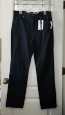 Gloria Vanderbilt Amanda Womens Slimming Pants Classic Rise Tapered Leg Size 12