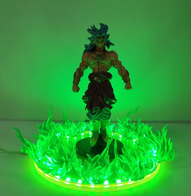 Dragon Ball z Super BROLY FIGURE TOY STATUE  LED Light Lamp handmade Figure GIFT