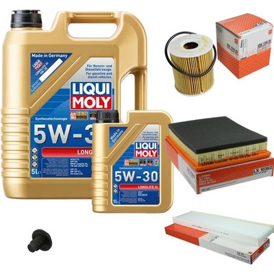 MAHLE Inspektionspaket 6 L Liqui Moly Longlife III 5W-30 für MINI Mini Cooper