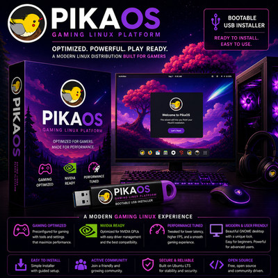 Pika OS (PikaOS) Linux | Gaming Linux Platform | NVIDIA Supported | LATEST