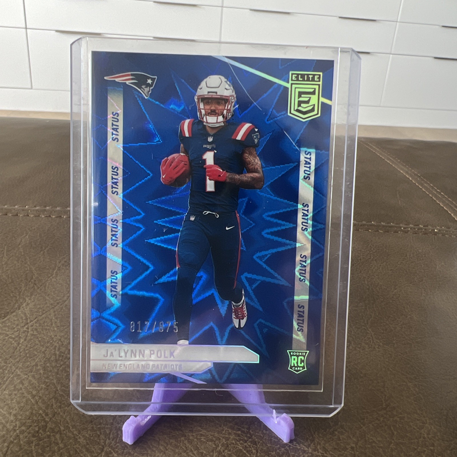 2024 Panini Donruss Elite - Rookies Ja'Lynn Polk #153 Status Explosion /875 (RC)