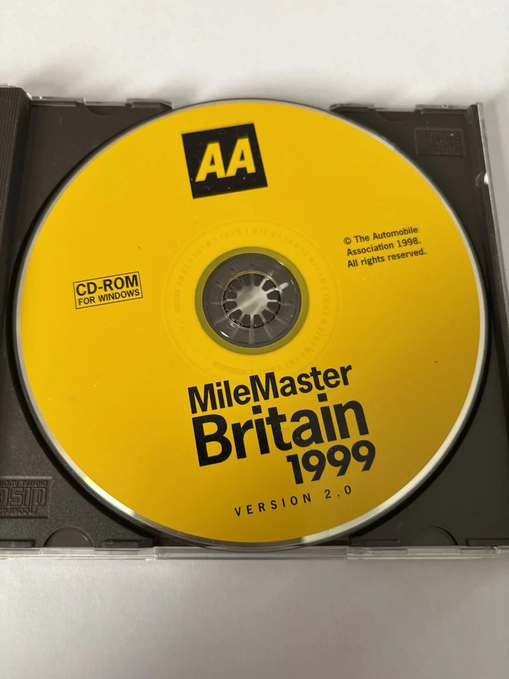 AA Mile Master BRITAIN 1999 Mapping Multimedia CD-ROM PC Geosystems Global - Image 4 of 4