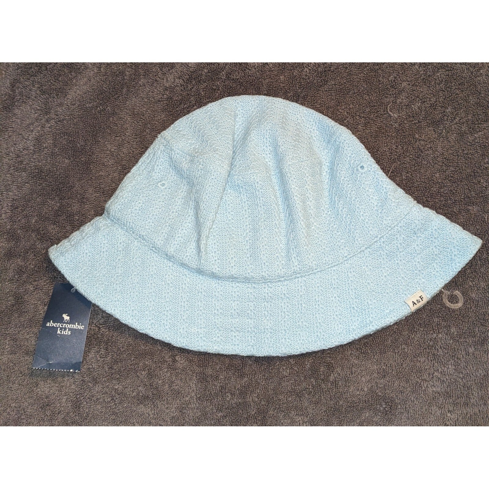 Abercrombie Kids Blue Bucket Hat A&F Childrens Sun Hat NWT