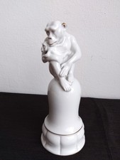 Antiker Fraureuth Porzellan Affe Mutter Baby Jugendstil Art Deco Sammlerstück