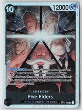 Five Elders OP13-082 Super Rare Carrying On His Will One Piece Foil Near Mint
