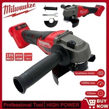 Milwaukee 125mm Brushless Angle Grinder 3 Gears Variable Speed 18V Cordless UK