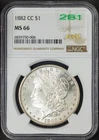 1882-CC VAM-2B1 MS66 Morgan Silver Dollar -- 90% Silver