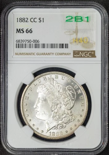 1882-CC VAM-2B1 MS66 Morgan Silver Dollar -- 90% Silver