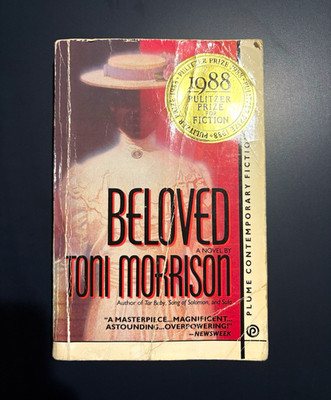 Beloved Toni Morrison Vintage Plume Paperback 1988 1st Printing Pulitzer Prize