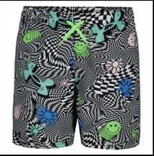 NWT Under Armour Youth M Boys Warp Party Volley Shorts Stretch UPF Protection