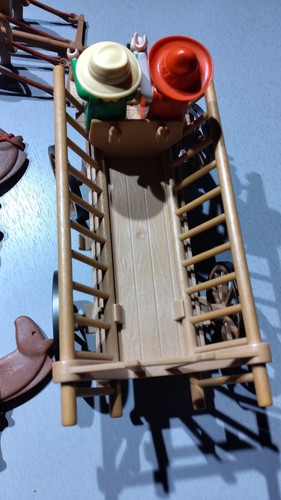 Canon PLAYMOBIL Vintage – Thème Western – Sudiste/nordiste, Attelage, US Army