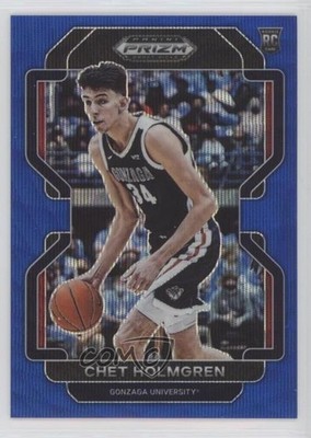 2022 Panini Prizm Draft Picks Blue Wave 164/249 Chet Holmgren #51 Rookie RC 9v7