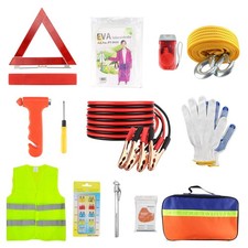 Car Emergency Breakdown Safety Kit 13-in-1 Vehicle Europe Roadside Yellow 
