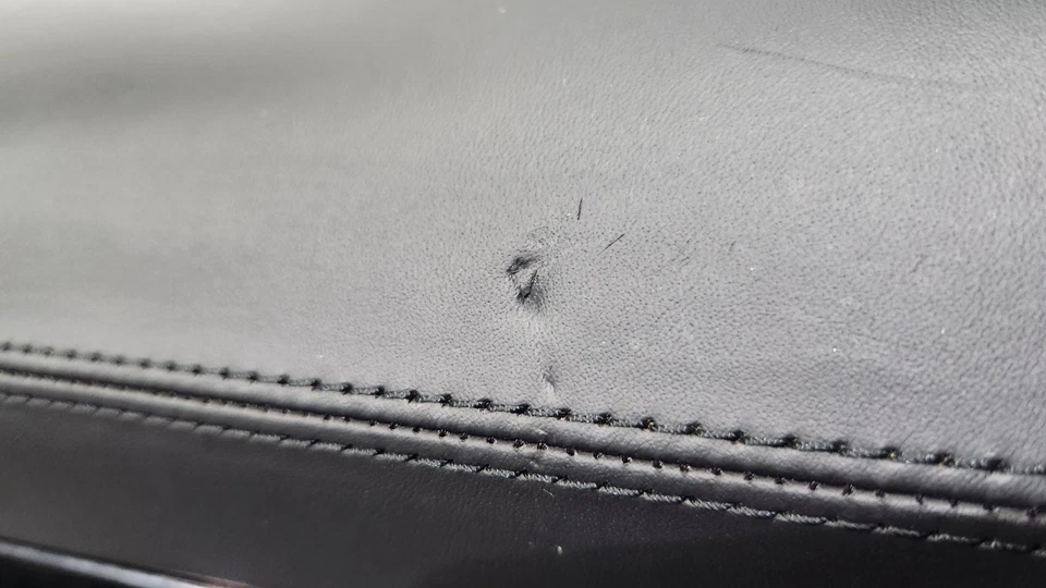 ✅ 15-20 OEM BMW F83 M4 paneles de tarjetas de puerta delantera trasera cuero Silverstone SET * Foto 3 de 4