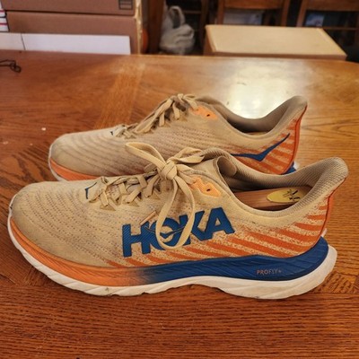 Hoka One Mach 5 Men s Size 12  impala/vibrant orange  1127893 IVOR Running Shoes
