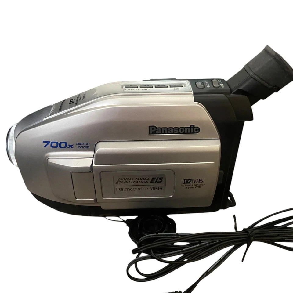 Panasonic PV-L354D Palmcorder VHS-C Camcorder & Accessories Charger Bag Tape - Image 3 of 4