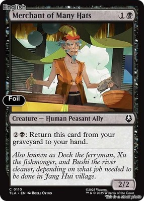 Merchant of Many Hats Foil NM [TLA - 110] EN