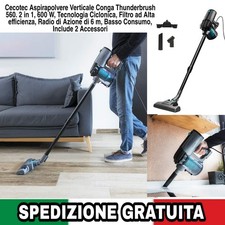 Aspirapolvere Verticale Conga Thunderbrush 560.2 in 1, 600W Tecnologia Ciclonica