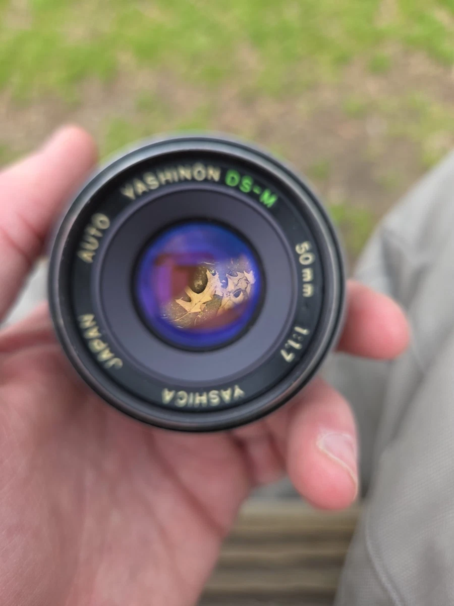 Yashica Camera Lenses 50mm Focal f/1.7 Maximum Aperture for sale