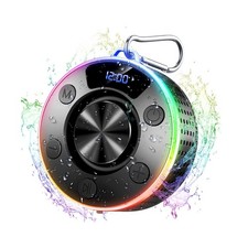 Bluetooth Shower Speaker, Portable Bluetooth 5.4 Speaker with 360 HD Stereo S...