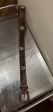 Hand Tooled Leather Western Belt Texas Star Buckle SUPER NICE