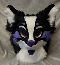 Premade Femme Wolf Premade Fursuit Head