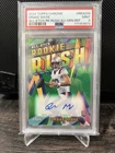 2024 Topps Chrome All Etch Rookie Rush Auto Drake Maye Green Refractor /99 (RC)