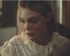 ELLE FANNING SIGNED 'THE BEGUILED' 8X10 PHOTO E w/COA ACTRESS NEON DEMON PROOF