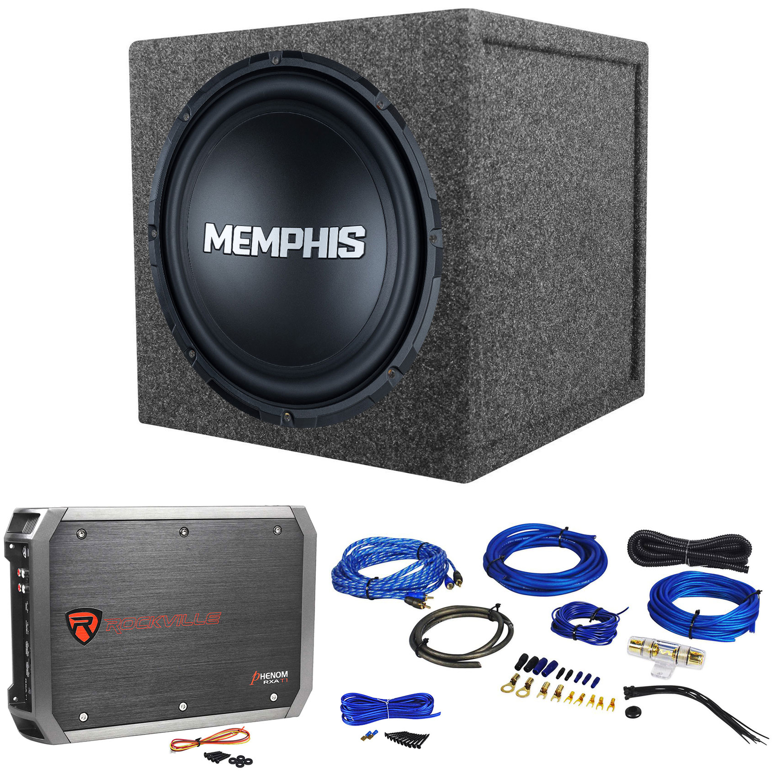 Автомобильный сабвуфер Memphis Audio SRX1240V мощностью 12 300 Вт Герметичная коробка Усилитель Комплект усилителей 33890₽