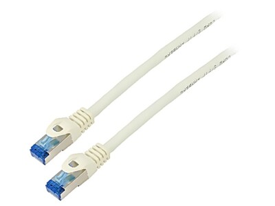 PCF6A-10CC-0100-W Patch cord S/FTP 6a Line CCA LSZH weiß 1m 26AWG Adern: 8 LANBE