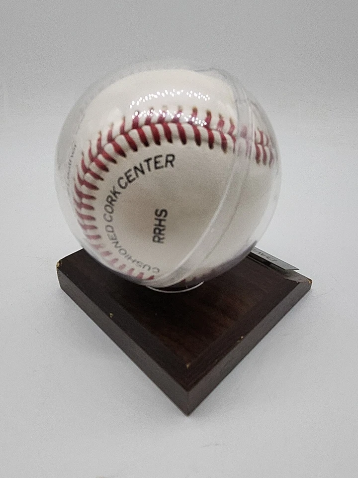 戴夫·亨德森签名棒球橡树 A'S WORLD CHAMPS RAWLINGS — 第 4/4 张图片