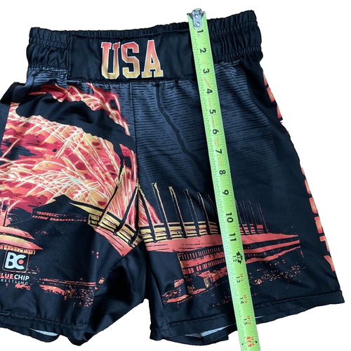 Blue Chip Wrestling Shorts Size Youth Large 5" Inseam Adams County - Picture 7 of 7