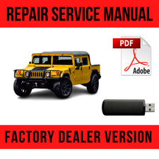 Hummer H1 1992-2006 Factory Repair Manual USB