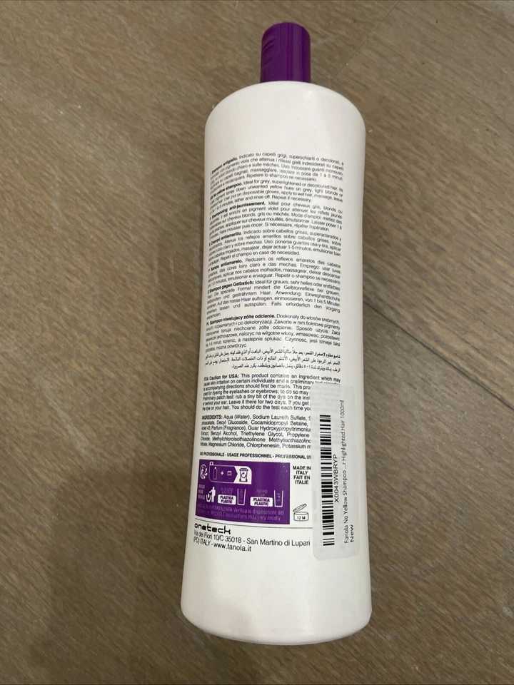 Champú Fanola No Amarillo 1000 ml Foto 2 de 3