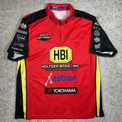 Vintage Yokohama Off Road Racing 1/4 Zip Jersey Shirt Size XL RARE